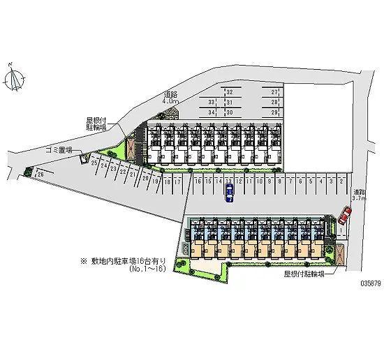 ★手数料０円★豊橋市牛川町 月極駐車場